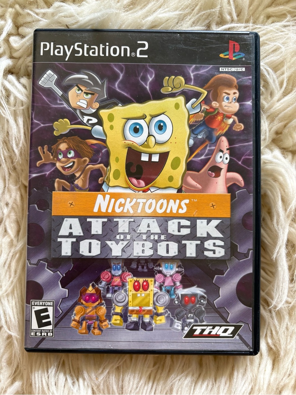 Nicktoons Attack of the Toy Bots PlayStation 2 Complete Tested Works PS2 Game